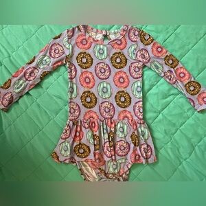 Bums and roses Colorful Donut Patterned Dress